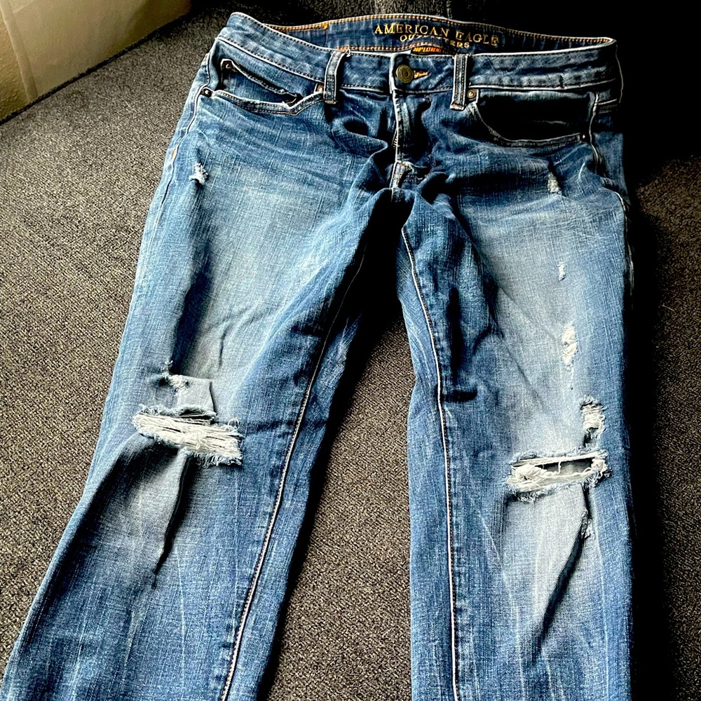 American Eagle 360 Extreme Flex Jeans. Size 34 x 30 slim/skinny fit.